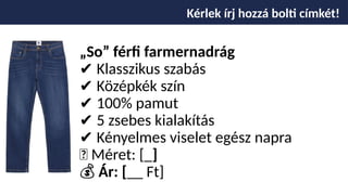 Kérlek írj hozzá bolti címkét!
„So” férfi farmernadrág
Klasszikus szabás
✔
Középkék szín
✔
100% pamut
✔
5 zsebes kialakítás
✔
Kényelmes viselet egész napra
✔
📍 Méret: [_]
Ár: [
💰 __ Ft]
 