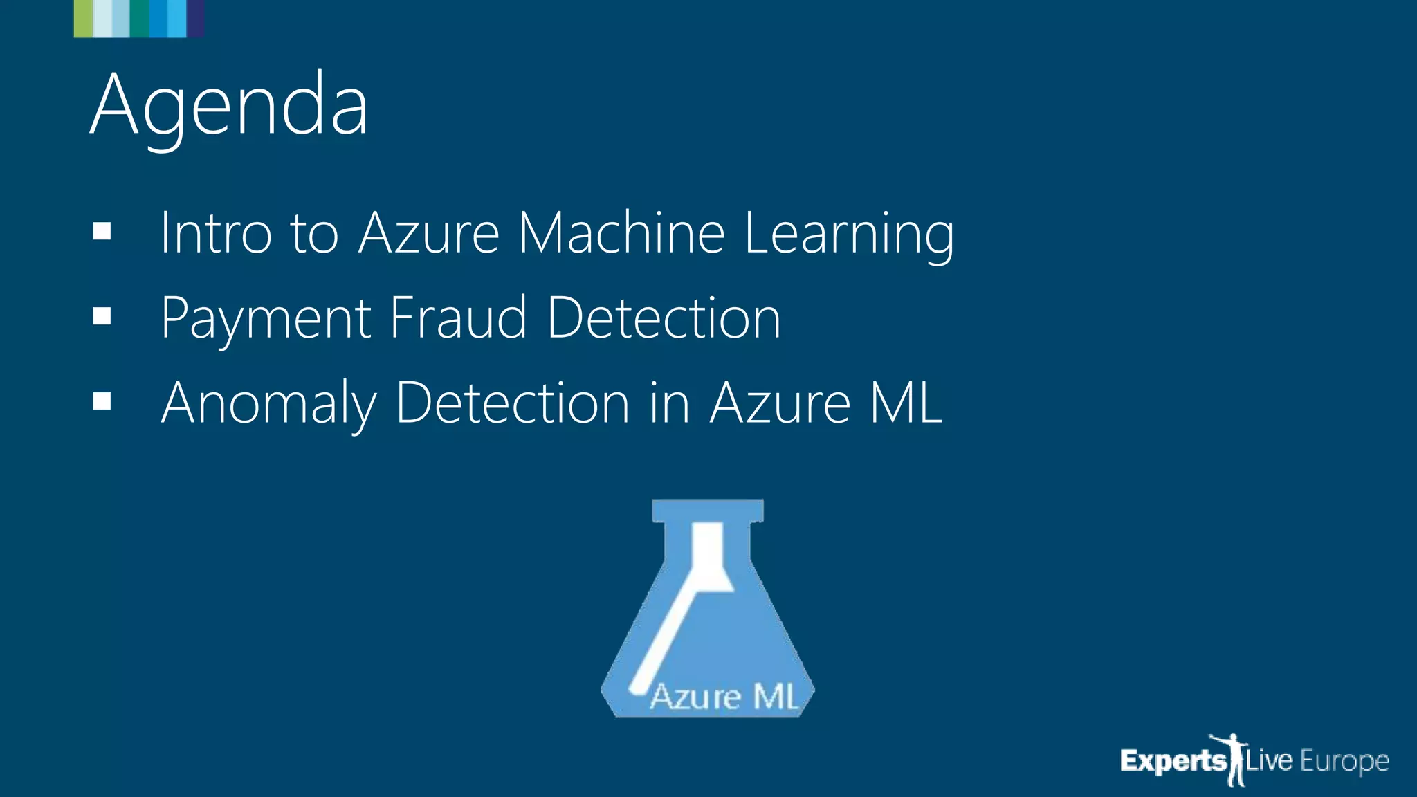 Online Payment Fraud Detection with Azure Machine Learning | PPTX