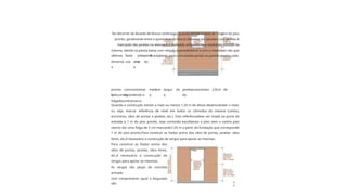 Curso de
Pedreiro
5
2
No decorrer do levante de blocos cerâmicos, quando atingir o nível de 1 metro do piso
pronto, geralmente entre a quinta e as da bloco) devemos ter paredes com janelas.A
marcação das janelas na alvenaria é realizada utilizando-se a medidada posição da
mesma, obtida na planta baixa com relação à paredelateral e com a medidado vão que
ficaráaberto para o encaixeda janela na parede.Janelas cada
sétimas
dimensã
o
fiada
s
(adepend
er
da altur
a
do
pronta
s
comcontramar
co
medem
a
largur
a
da janelaacrescentan
do
2.0cm de
ladocorrespondendo a
folgadocontramarco.
Quando a construção estiver a mais ou menos 1,20 m de altura devemosbater o nível,
ou seja, marcar referência de nível em todos os cômodos da mesma (cantos,
encontros, vãos de portas e janelas, etc.). Esta referênciadeve ser tirada na porta de
entrada a 1 m do piso pronto, mas comonão escoltamos o piso nem o contra piso
vamos dar uma folga de 5 cm marcando1,05 m a partir da fundação que corresponde
1 m do piso pronto.Para construir as fiadas acima dos vãos de portas, janelas, vãos
livres, etc.é necessário a construção de vergas para apoiar as mesmas.
Para construir as fiadas acima dos
vãos de portas, janelas, vãos livres,
etc.é necessário a construção de
vergas para apoiar as mesmas.
As vergas são peças de concreto
armado
com comprimento igual a largurado
vão
 