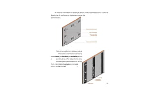 Curso de
Pedreiro
61
Feita a marcação com todasas mestras
necessárias assentadasna alvenaria,
começamoso de argamassa(chapando a
paredecom a colher de pedreiro) afaixa
formada pelas mestrasverticais. em no
revestiment
o
dapared
e
enchend
o
Com movimentosde vaivemcortamos a
massa nívelda mestra.
a régu
a
apoiadan
as
mestra
s,
As mestras intermediárias dedireção vertical, serão assentadascom o auxílio de
duaslinhas de nivelamento fixadasnas mestras das
extremidades.
 