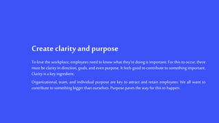 Spend time in the field.
See humans, not workers.
Take the resources
out of human resources.
🗄
🔎
💡
 