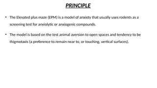 Elevated Plus Maze sop ppt by nitin.pptx