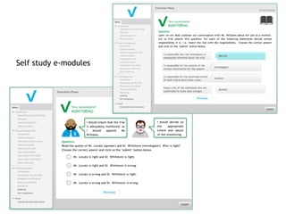 13 
Self study e-modules 
 