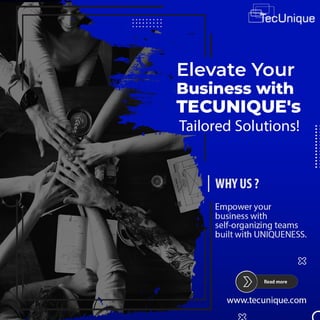 Elevate Your Business with TECUNIQUE's Tailored Solutions