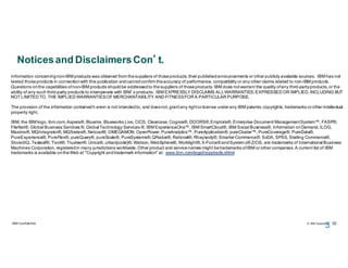 © IBM Corporation 33IBM Confidential
THANK YOU
http://bit.ly/2by319T
 