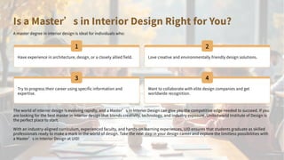 Elevate Your Design Vision: Masters in Interior Design | UID | PDF