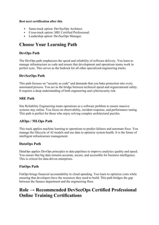 Elevate Your Engineering Career with DevSecOps Certified Professional ...