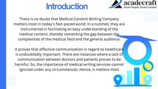 Elevating Healthcare Communication The Role Of A Medical Content ...