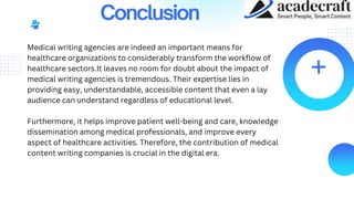 Elevating Healthcare Communication The Role Of A Medical Content ...