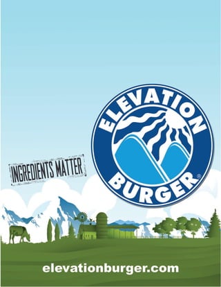 Elevation Burger Brochure