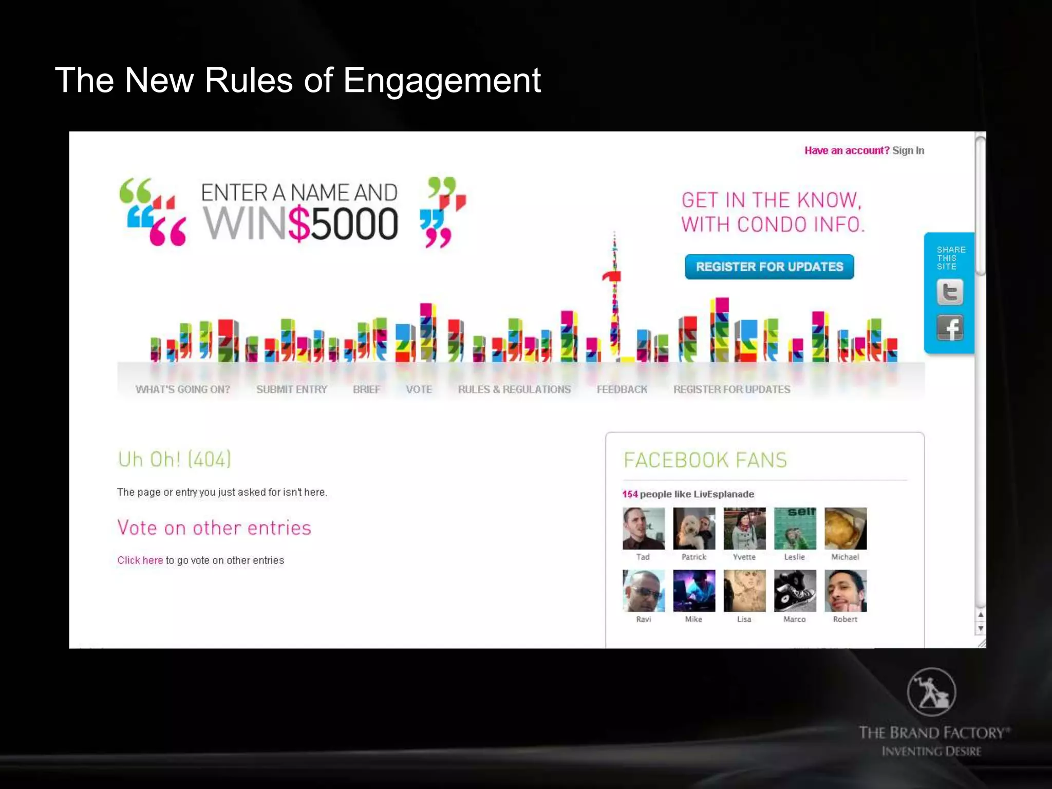 The New Rules of Engagement
 