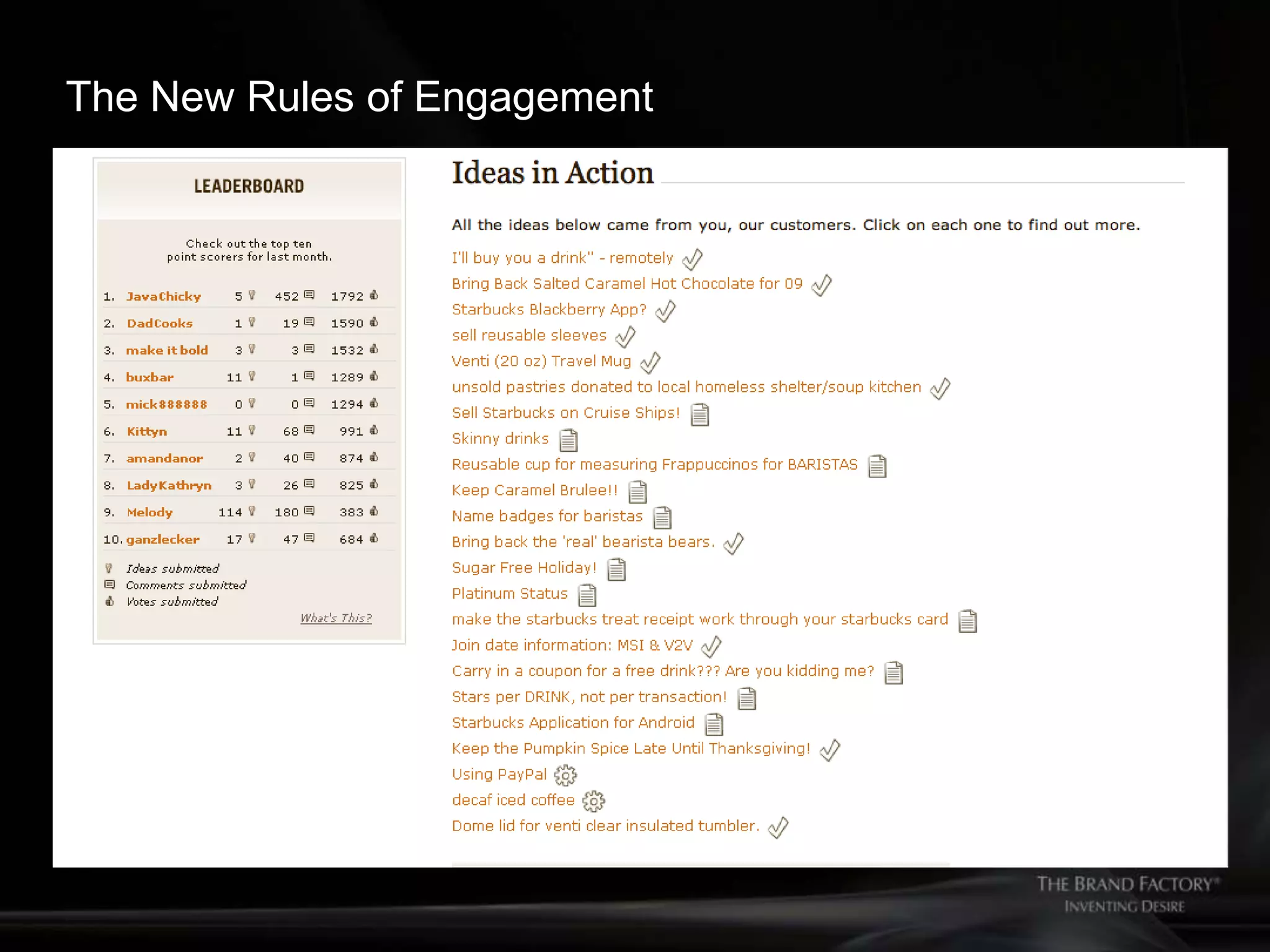 The New Rules of Engagement
 