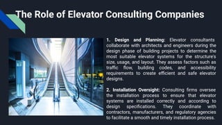 Elevator Consulting Companies | Caneleinc | PDF