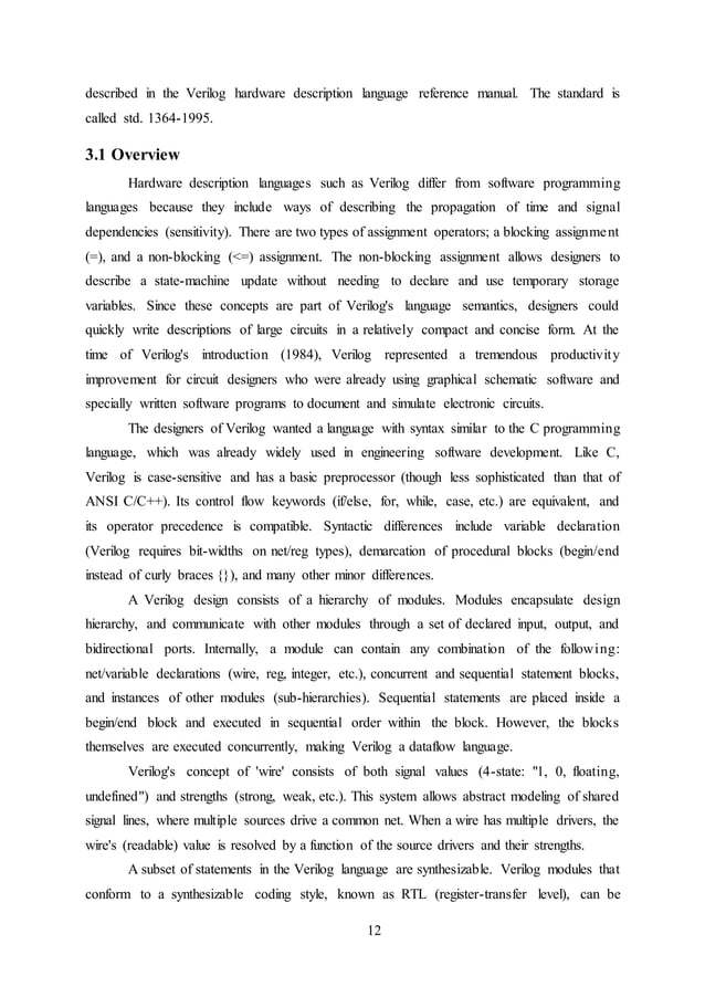 Design of Elevator Controller using Verilog HDL