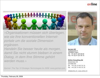 Elevator Pitch sieme.net