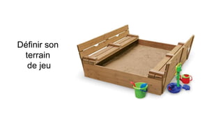 6
Définir son
terrain
de jeu
 