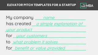 Elevator Pitch Pptx