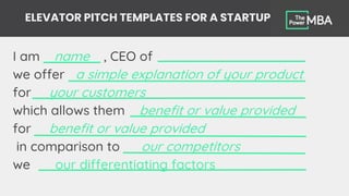 Elevator Pitch Pptx