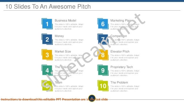 elevator pitch powerpoint presentation slides