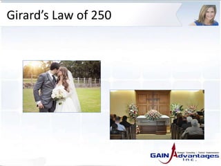 Girard’s Law of 250
 