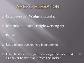 Dental Elevators | PPTX