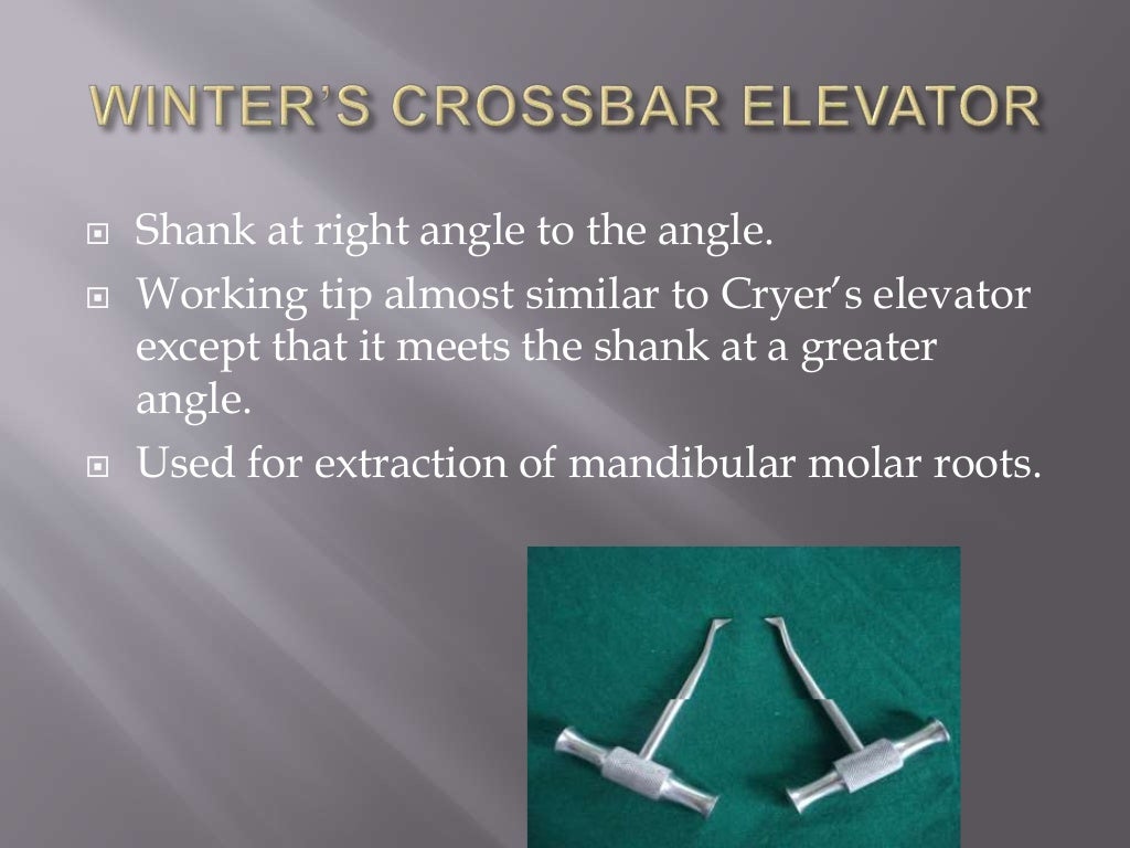 Dental Elevators