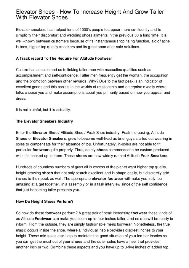 custom elevator shoes