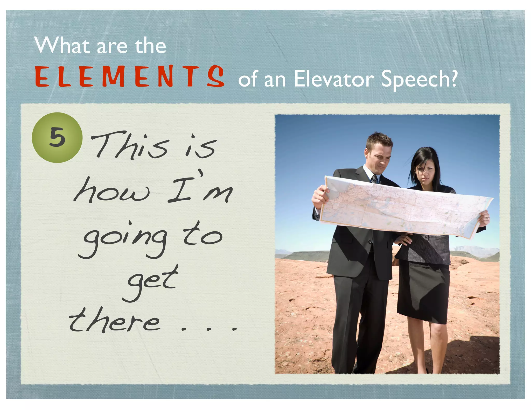 Elevator Speech