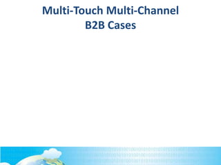 Case 1: Anritsu multi-touch demand generation case
• North American div. of Anritsu Corp.
• Test & Measurement equipment
•...