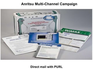 Multi-Channel Campaign:
3D Box Mailer + PURL
 