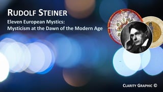 RUDOLF STEINER
Eleven European Mystics:
Mysticism at the Dawn of the Modern Age
CLARITY GRAPHIC ©
 