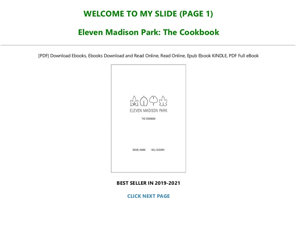 Eleven Madison Park The Cookbook[READ] Eleven Madison Park The