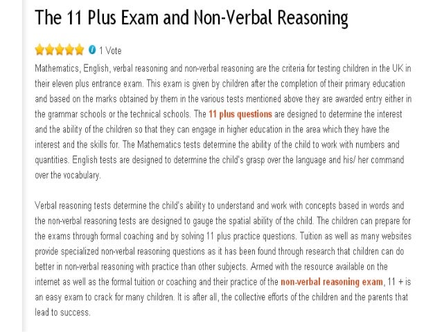 Eleven Plus Exam Practice Papers