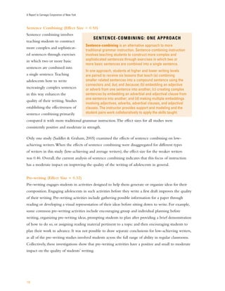 Effective strategies to improve adolescent writing | PDF