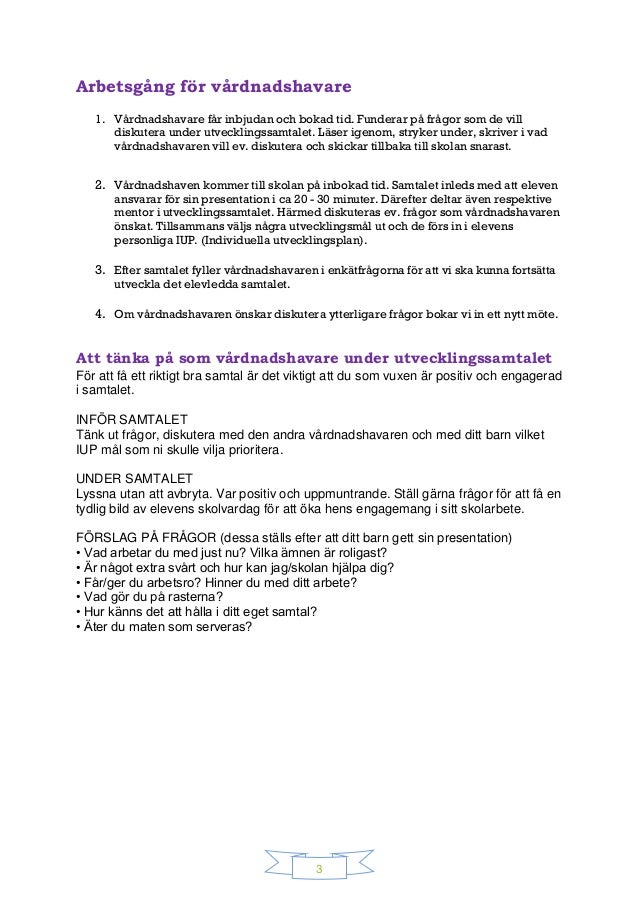 Elevledda utvecklingssamtal folder hem vt 2018