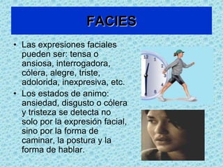 ACTITUD – TIPOS POSTURALES