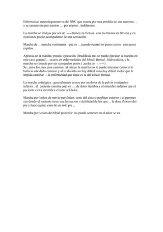 El examen neurologico