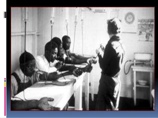 El experimento de tuskegee