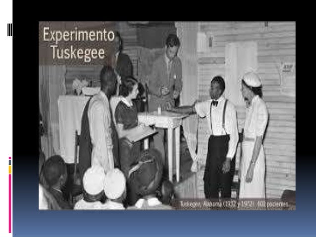 El experimento de tuskegee