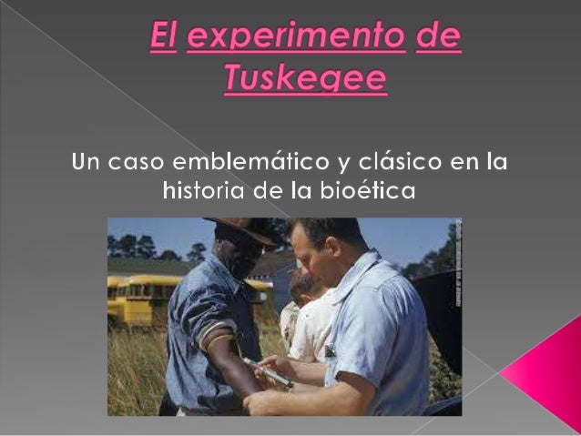 El experimento de Tuskegee