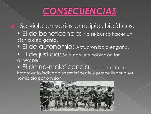 El experimento de Tuskegee