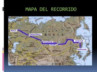 MAPA DEL RECORRIDO
 