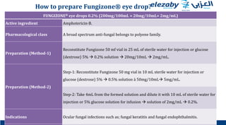 Fungizone Injection El Ezaby Refrigerated drugs for pharmacists seeking to find job in ...