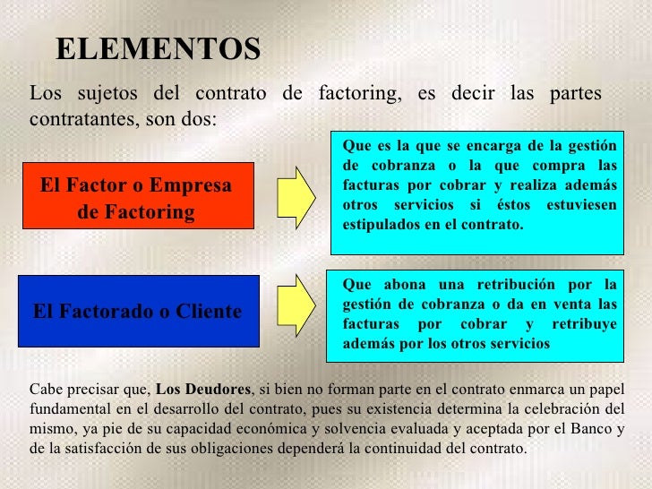 El factoring