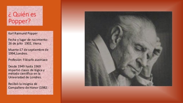 El falsacionismo de popper