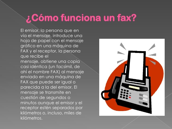 el fax