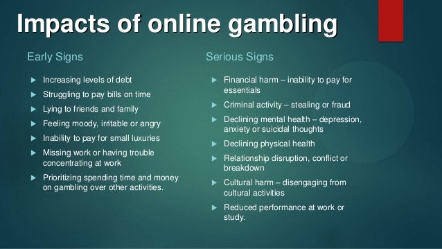 Online Gambling Mental Health Online Gambling Mental Health