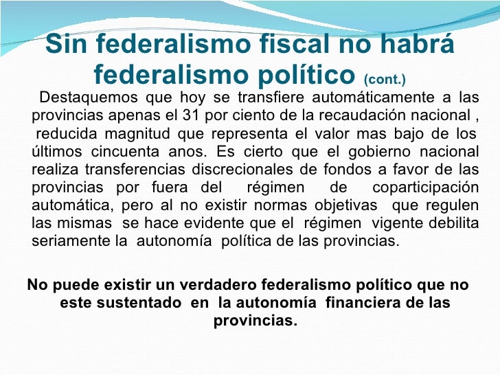 Escrito Que Enfrentó El Dilema De Optar Por El Federalismo