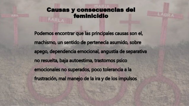 El feminicidio