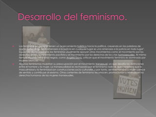 El Feminismo